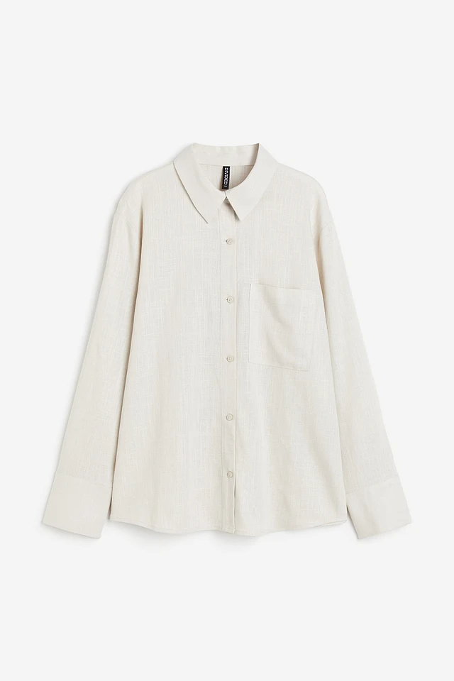 Linen-blend Shirt