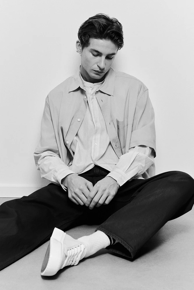 Oversized Short-Sleeved Shirt