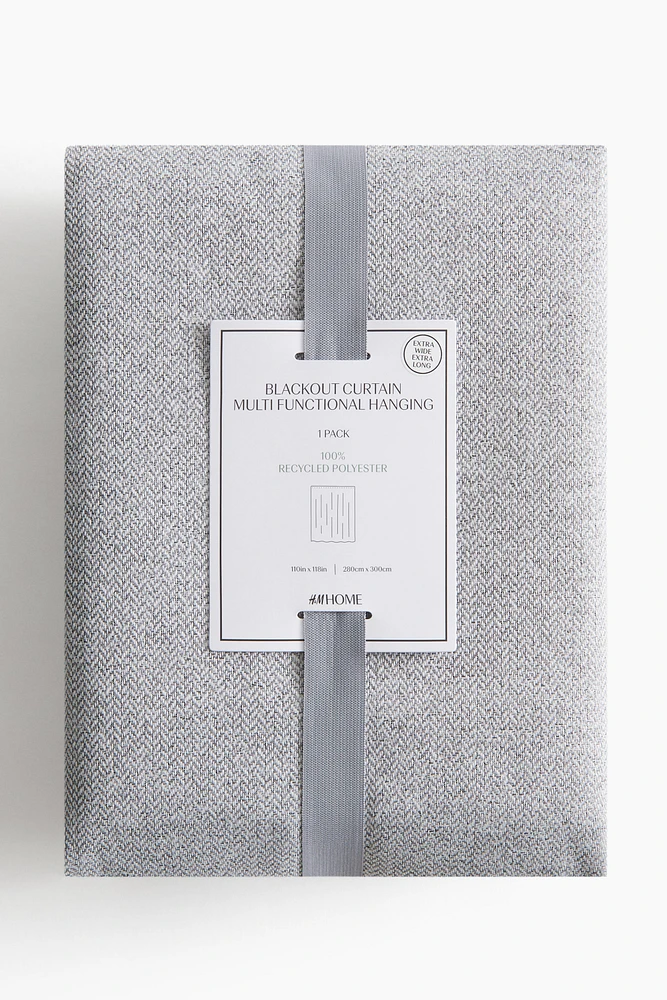 Single-Pack Wide Long Blackout Curtain Panel