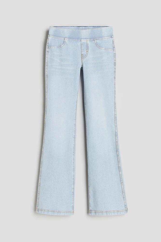 Pantalon évasé en jersey