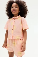 Linen-blend Shorts