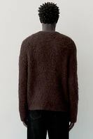 Alpaca-Blend Boxy Sweater