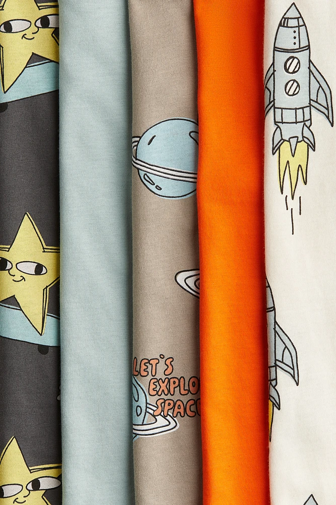 5-pack Long-sleeved T-shirts