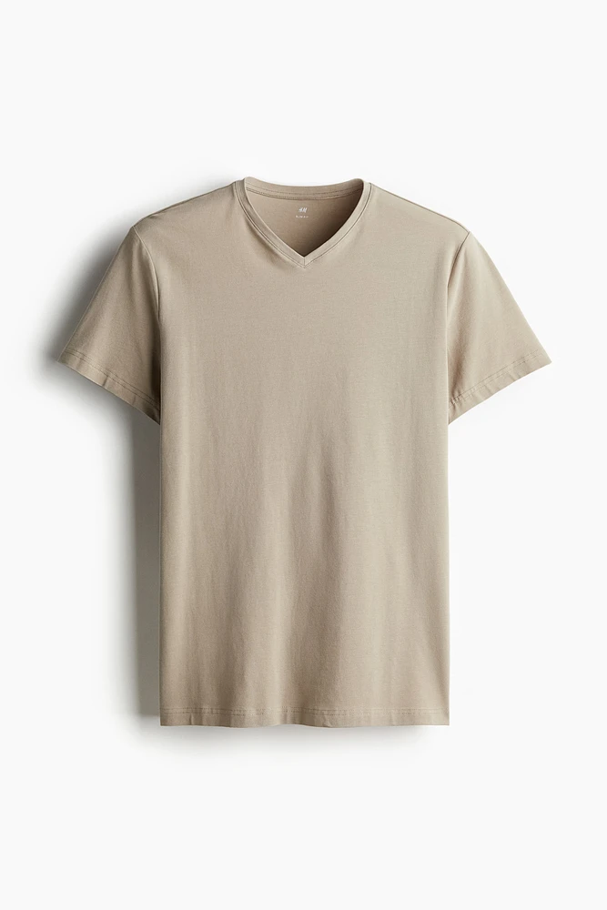 5-pack Slim Fit V-neck T-shirts