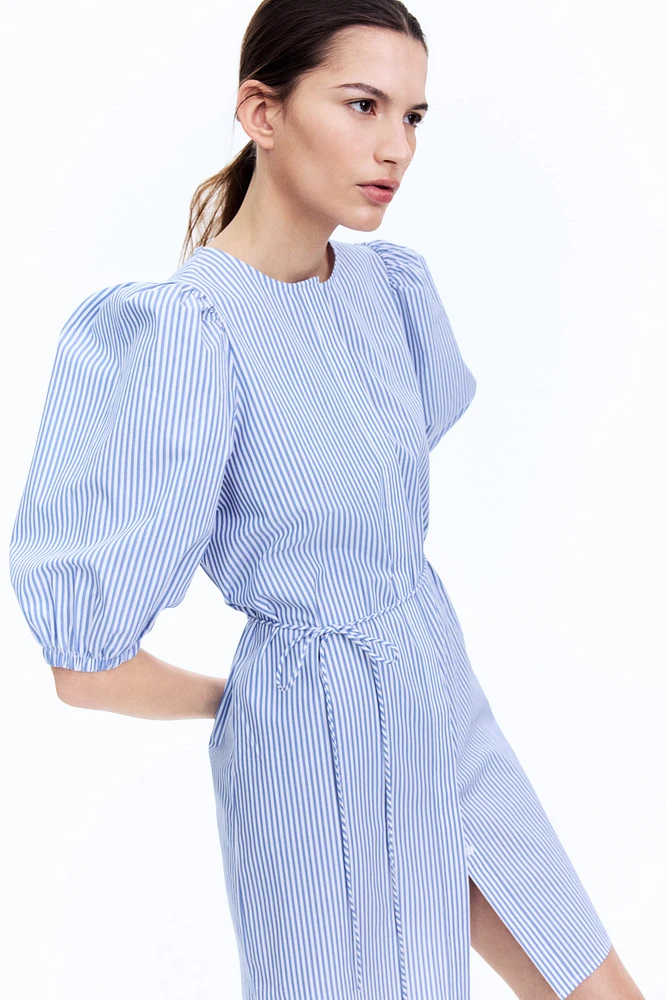 Puff-Sleeved Dress