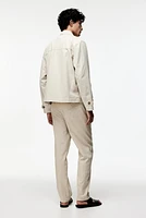 Regular Fit Linen-blend Pants