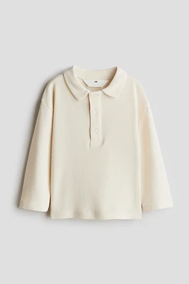 Long-Sleeved Polo Shirt