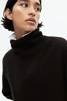 Cashmere-Blend Turtleneck Sweater