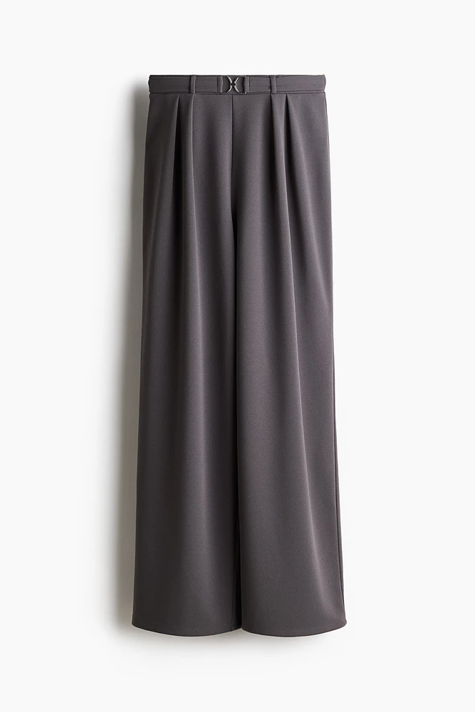 Pantalon de tailleur avec boucle