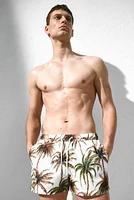 Short de bain à motif