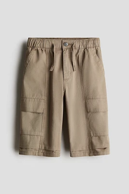 Twill Cargo Shorts