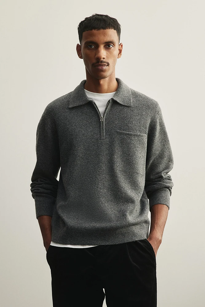 Regular Fit Half-Zip Sweater