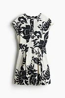 Button-Front Cotton Dress