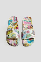 Printed Pool Shoes