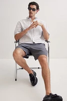 Relaxed-Fit Linen-Blend Shorts