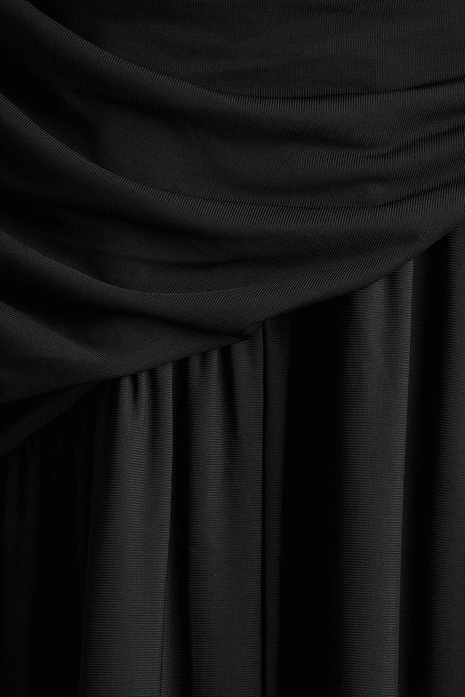 Draped Bandeau Dress