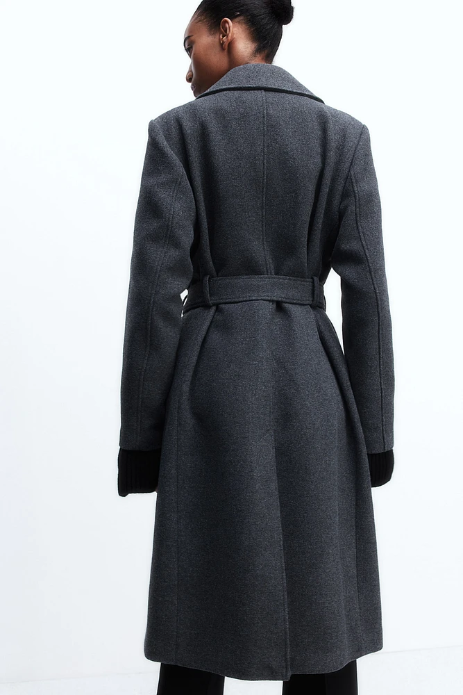 Tie Belt Coat