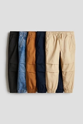 5-pack Twill Joggers