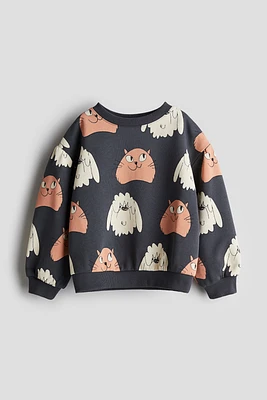 Printed Cotton Sweatshirt