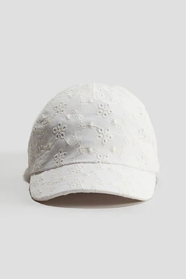 Appliquéd Cotton Cap