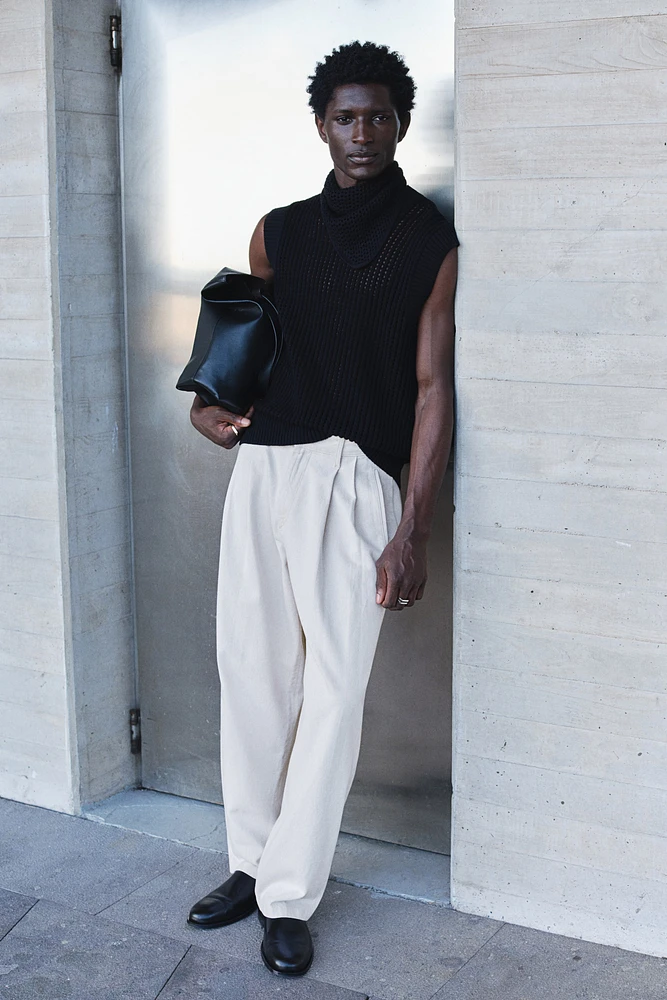 Relaxed-Fit Denim Pants