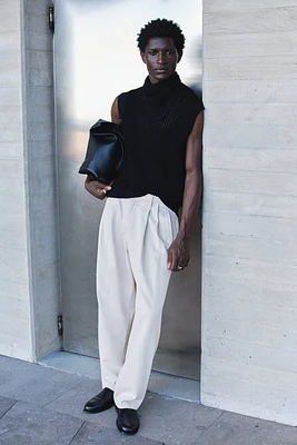 Relaxed-Fit Denim Pants