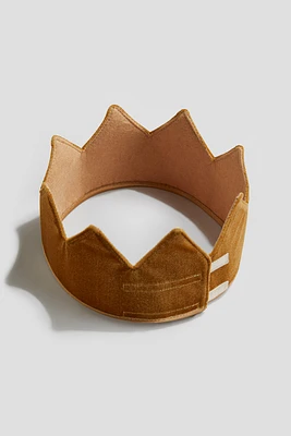 Soft Velour Costume Crown