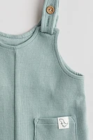 Waffled Overall Shorts