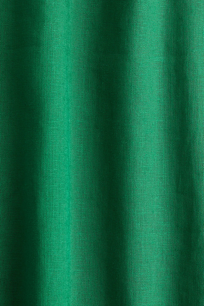 Linen-Blend Dress