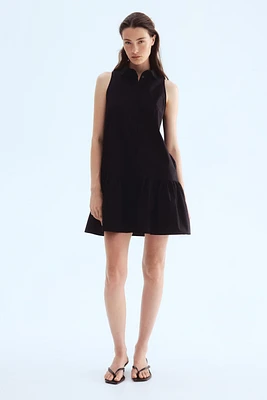 Tie-Belt Shirt Dress