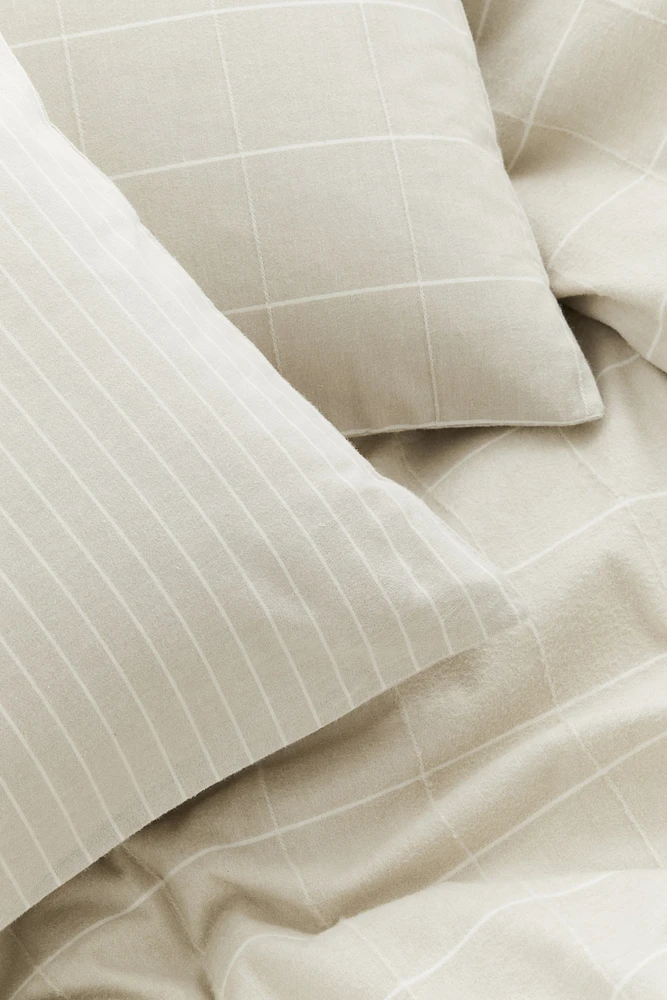 Flannel King/Queen Duvet Cover Set