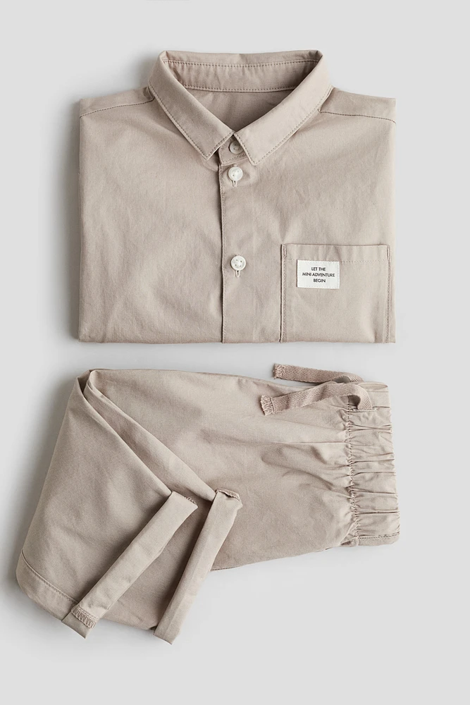 2-piece Shirt and Pants Set