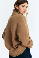 Oversized Mock-turtleneck Sweater