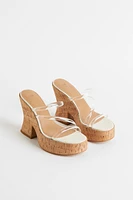 Wedge-heeled Sandals