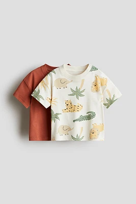 Lot de 2 T-shirts en coton