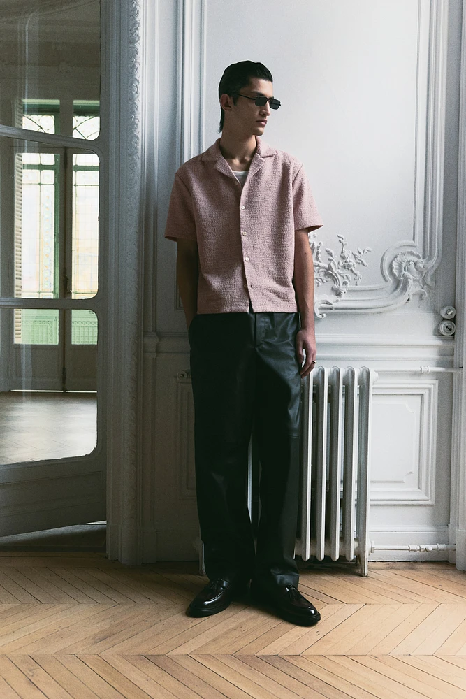 Regular-Fit Textured Resort Shirt