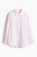 Chemise en lin mélangé