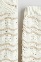 Ensemble 2 pièces en tricot pointelle