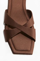 Crossover-Strap Sandals