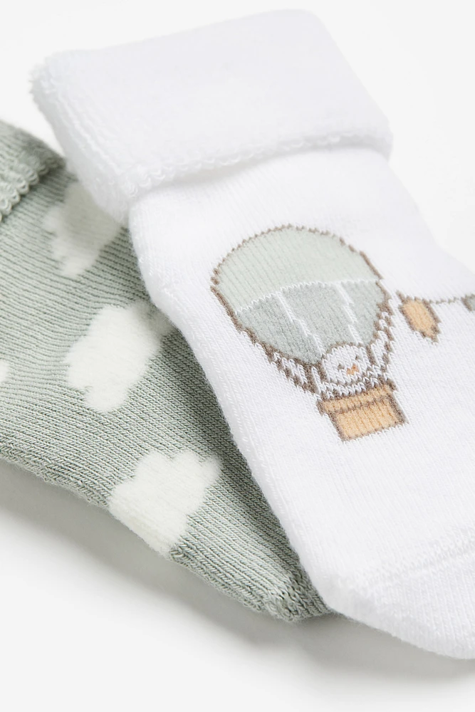 2-pack Terry Socks