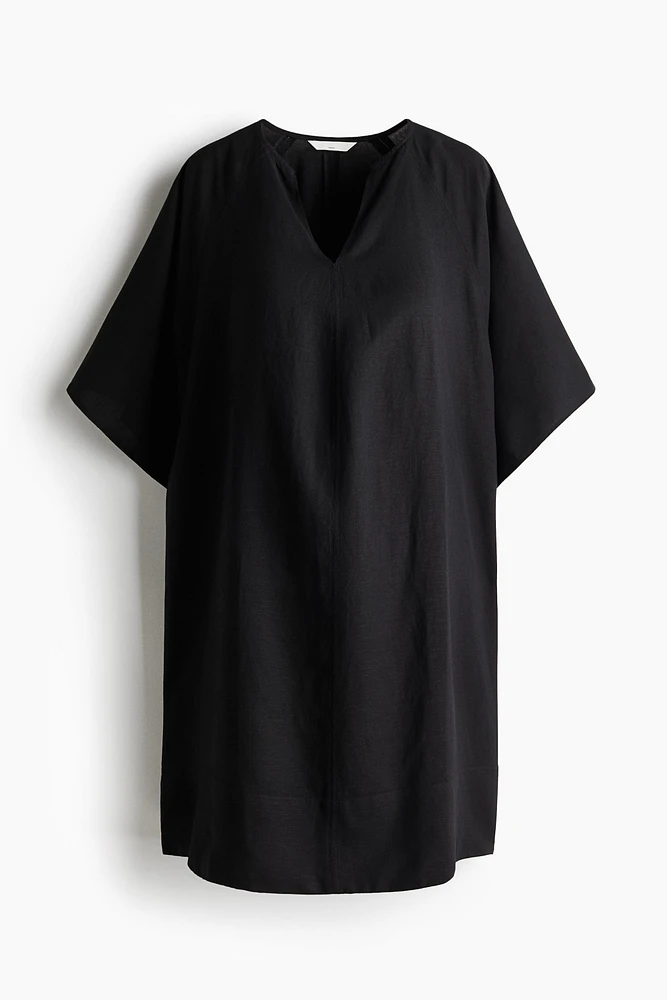 MAMA Before & After Linen-Blend Dress