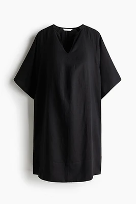 MAMA Before & After Linen-Blend Dress