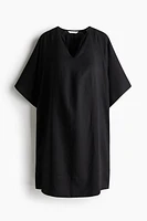 MAMA Before & After Linen-Blend Dress