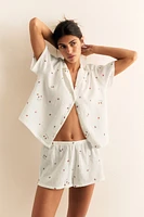 Pyjama en mousseline de coton