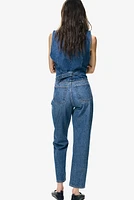 Slim Mom High Ankle Jeans