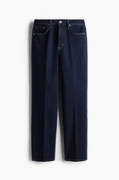 Slim Straight High Ankle Jeans