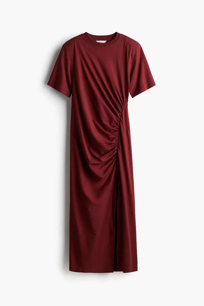 T-Shirt Dress with Shoulder Pads