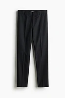 Slim Fit Dressy Linen-blend Pants