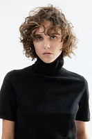 Fine-Knit Turtleneck Sweater