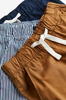 3-pack Cotton Shorts